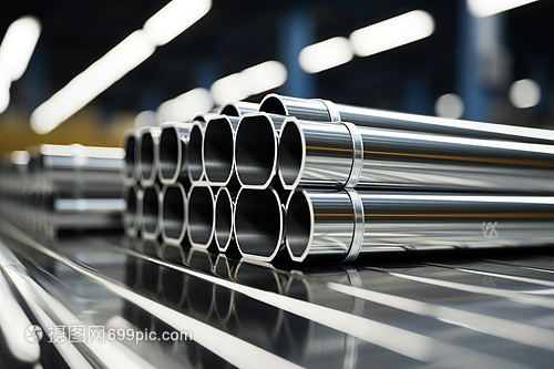 倉(cāng)庫(kù)中鋼管的堆疊與管理